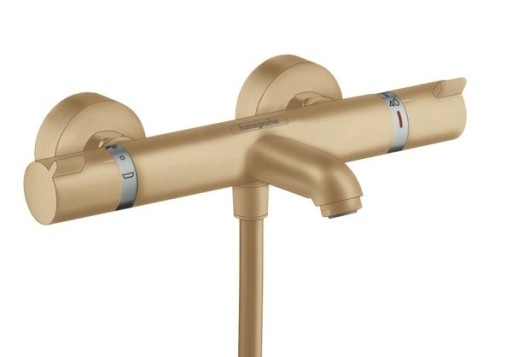 Baterie cada termostatica Hansgrohe Ecostat Comfort, brushed bronze - 13114140