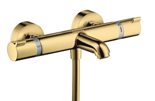 Baterie cada termostatic Hansgrohe Ecostat Comfort, polished gold optic - 13114990