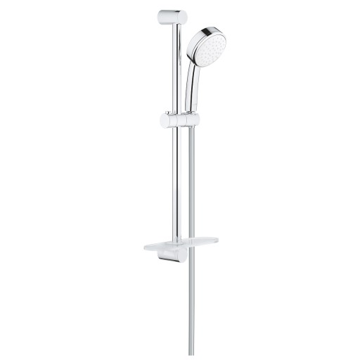 Set de dus Grohe Tempesta Cosmopolitan 100 cu para de dus 1 jet furtun 175cm si bara de 60cm savoniera crom