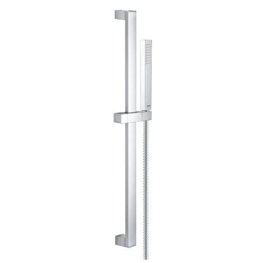 Set de dus Grohe Euphoria Cube+ cu para dus Stick 9.5 l/min furtun 175cm si bara 60cm crom