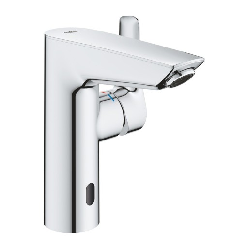 Baterie lavoar electronica Grohe Eurosmart,2 in 1 hybrid, 6 V, cu maner aparent, crom - 23975003