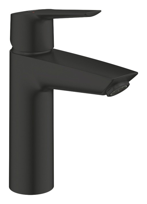 Baterie lavoar Grohe Start, 3/8'', marimea M, cartus ceramic, monocomanda, negru mat - 235752432