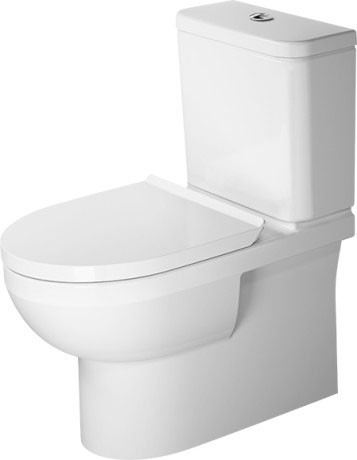 Vas wc Duravit No.1 Rimless pentru rezervor asezat 365x650mm alb