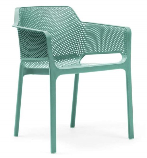 Scaun exterior Nardi Net verde salice