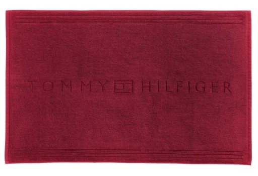 Covor de baie Tommy Hilfiger Plain 2 50x80cm Rosu