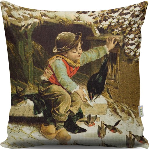 Perna, A13056, 43x43 cm, 50% bumbac / 50% poliester, Multicolor