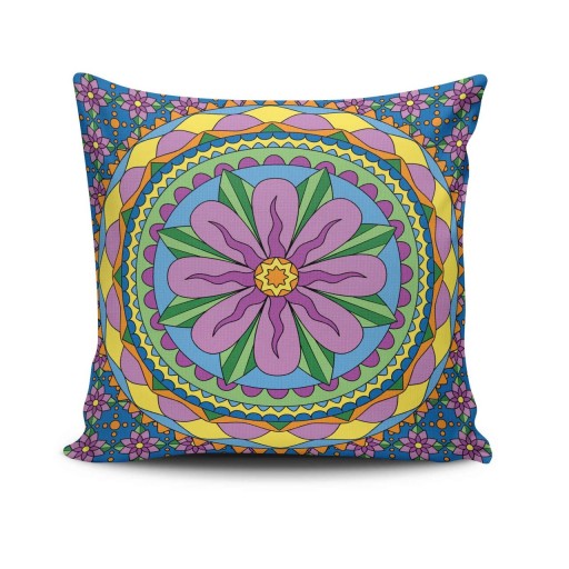 Husa de perna, MANDALA-17, 43x43 cm, 50% bumbac / 50% poliester, Multicolor