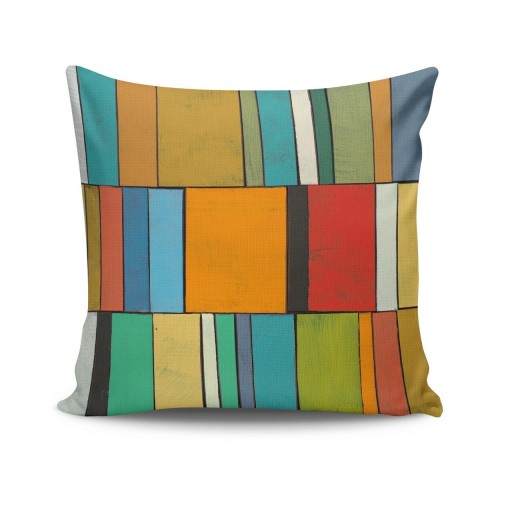 Perna, NKRLNT-064, 43x43 cm, 50% bumbac / 50% poliester, Multicolor