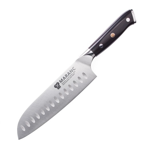 Cutit santoku profesional Maranc, otel german, 18 cm, M64