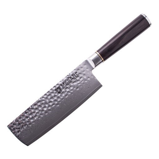 Cutit nakiri profesional Maranc, otel de damasc, 17.6 cm, M27