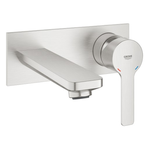 Baterie lavoar Grohe Lineare de perete montaj incastrat necesita corp ingropat supersteel