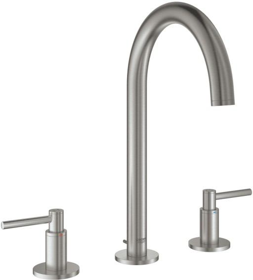 Baterie lavoar Grohe Atrio M din 3 elemente ventil pop-up supersteel