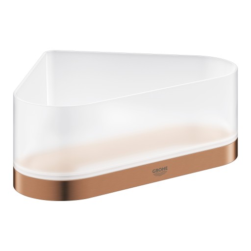 Etajera dus de colt Grohe Selection brushed warm sunset