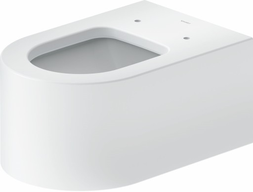 Vas wc suspendat Duravit Millio DuroCast interior ceramic alb cu HygieneGlaze alb mat satinat