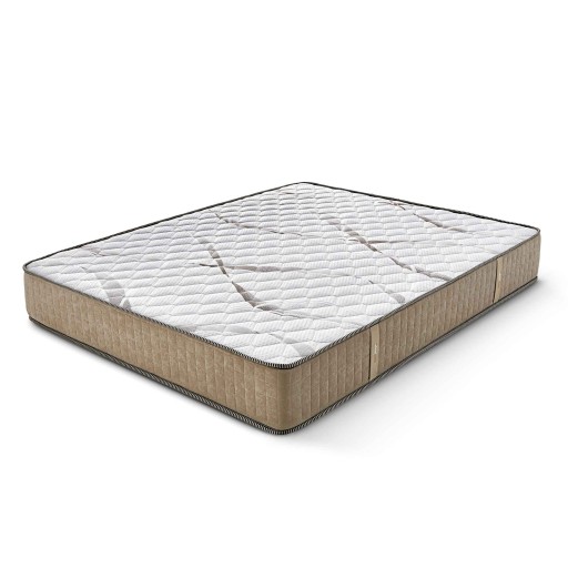 Saltea Ideal Sleep HOTEL SERIES LUX, superortopedică, cu spumă poliuretanică și arcuri, husă cu aerisire optimă, Grosime 25 cm