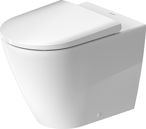 Vas wc Duravit D-Neo Rimless 37x58cm back-to-wall pentru rezervor ingropat