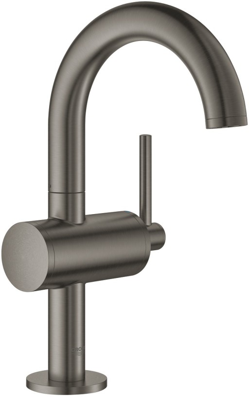 Baterie lavoar Grohe Atrio M ventil click-clack brushed hard graphite