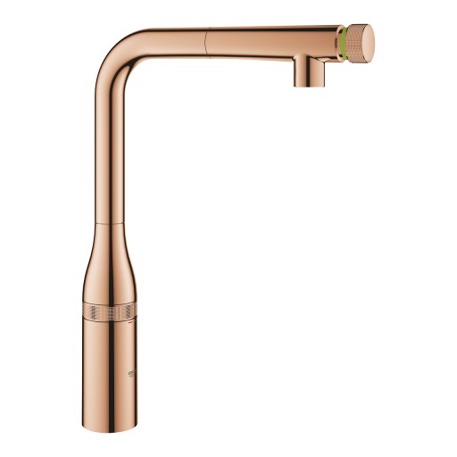 Baterie bucatarie Grohe Essence SmartControl cu dus extractibil pipa L warm sunset