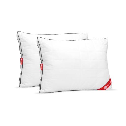 Set 2 x Perne Cotton Dream cu microfibră, husă bumbac, 50x70 cm