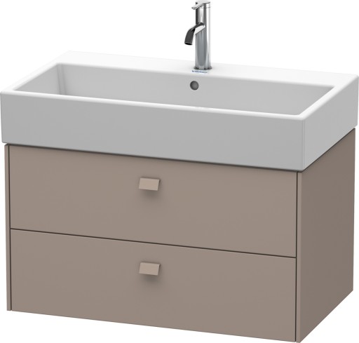 Dulap baza suspendat Duravit Brioso 784x442mm cu doua sertare bazalt mat