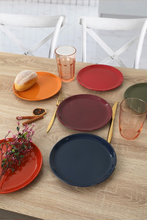 Set farfurii pentru desert, Keramika, 275KRM1586, Ceramica, Multicolor