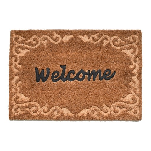 Covoraș de intrare din fibre de nucă de cocos 59x40 cm Welcome – Esschert Design