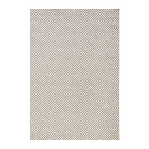 Covor de exterior NORTHRUGS Karo, 160 x 230 cm, gri