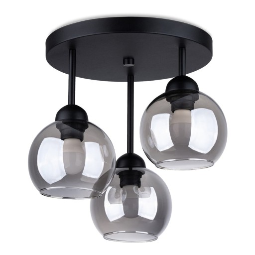 Plafonieră neagră ø 15 cm Grande – Nice Lamps