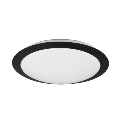 Plafonieră negru-mat LED ø 29 cm Umberto – Trio