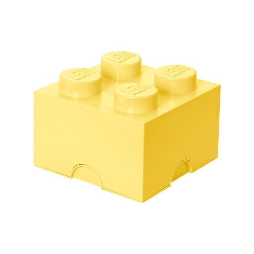 Cutie depozitare LEGO®, galben deschis