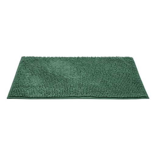 Covoraș de baie verde închis din material textil 50x80 cm Chenille – Allstar