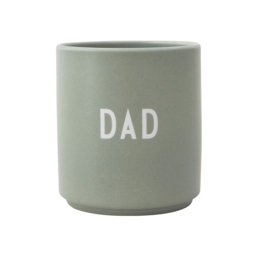 Cană verde din porțelan 300 ml Dad – Design Letters