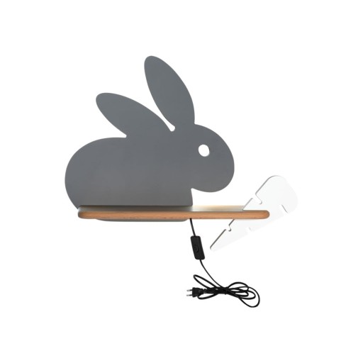 Corp de iluminat pentru copii gri Rabbit – Candellux Lighting