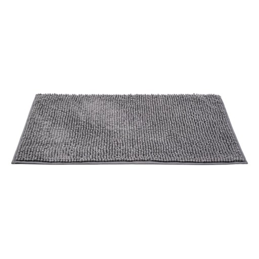 Covoraș de baie gri închis din material textil 50x80 cm Chenille – Allstar