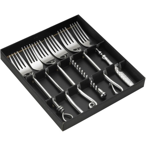 Set 6 furculițe din inox, în cutie de cadou Jean Dubost Forged