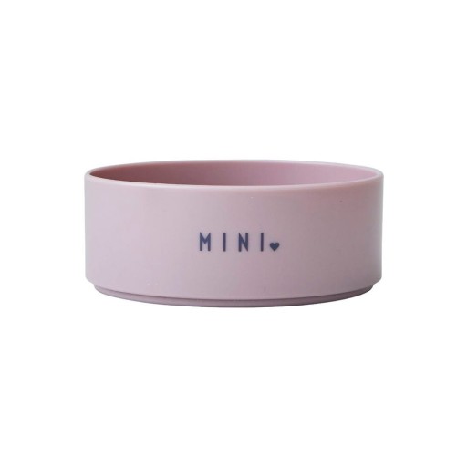 Bol pentru copii Design Letters Mini Darling, ø 11 cm, mov