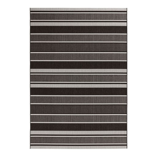 Covor de exterior NORTHRUGS Strap, 160 x 230 cm, negru