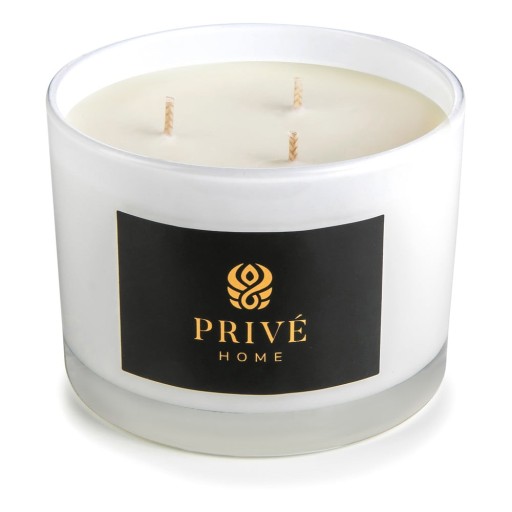 Lumânare parfumată din ceară de soia timp de ardere 35 h Tobacco & Leather – Privé Home