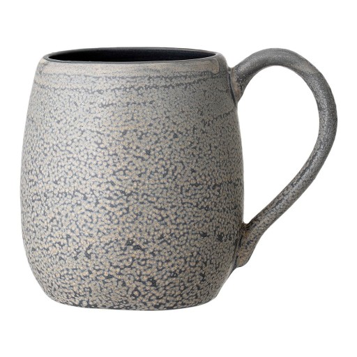 Cană din gresie ceramică Bloomingville Kendra, 500 ml, gri