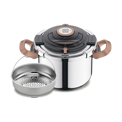 Oală sub presiune din inox 6 l Clipso+ Precision – Tefal