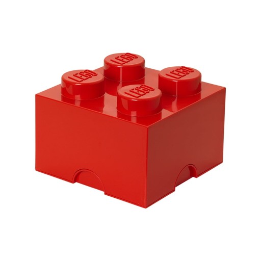 Cutie depozitare LEGO®, roșu