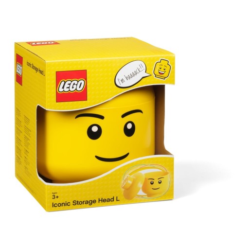 Figurină depozitare LEGO® Boy, Ø 16,3 cm