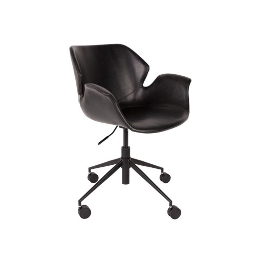 Scaun birou Zuiver Office Chair Nikki, negru