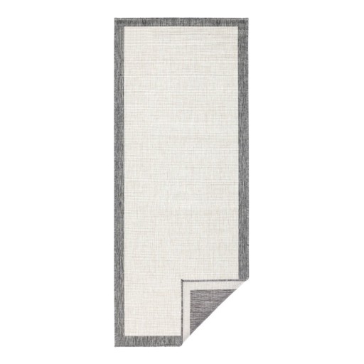 Covor adecvat pentru exterior NORTHRUGS Panama, 80 x 250 cm, gri-crem