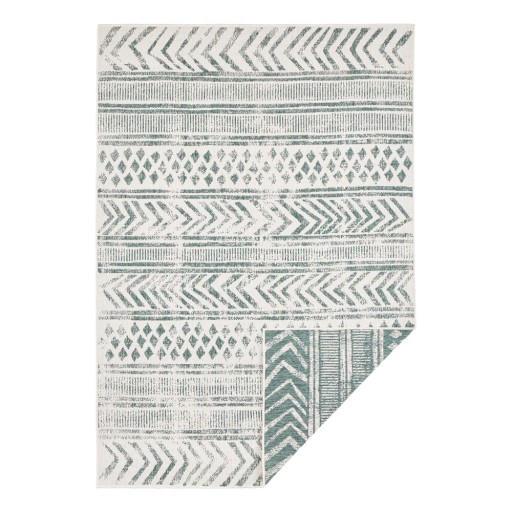 Covor adecvat pentru exterior NORTHRUGS Biri, 160 x 230 cm, verde-crem