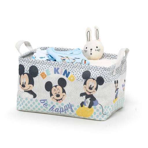 Cutie de depozitare din material textil pentru copii Domopak Disney Mickey, 32 x 23 x 19 cm