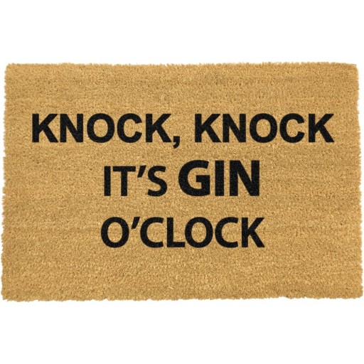 Covoraș de intrare din fibre de nucă de cocos 40x60 cm Gin O'Clock – Artsy Doormats