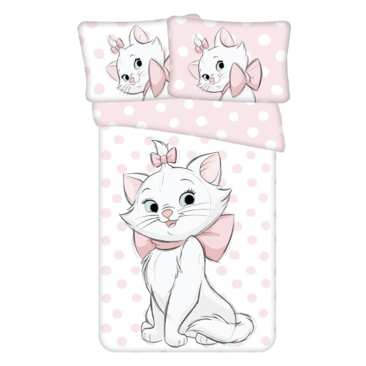 Lenjerie de pat pentru copii din bumbac pentru pătuț 100x135 cm Marie Cat – Jerry Fabrics