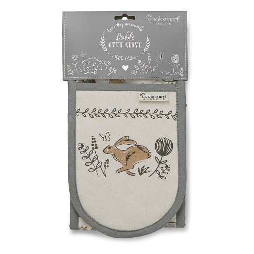 Suport dublu din bumbac Cooksmart ® Country Animals