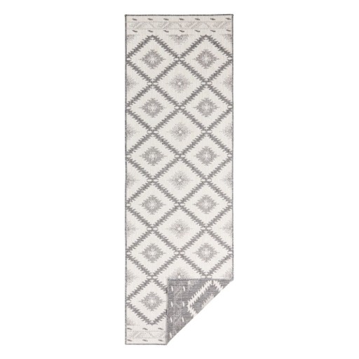 Covor adecvat pentru exterior NORTHRUGS Malibu, 80 x 350 cm, gri-crem